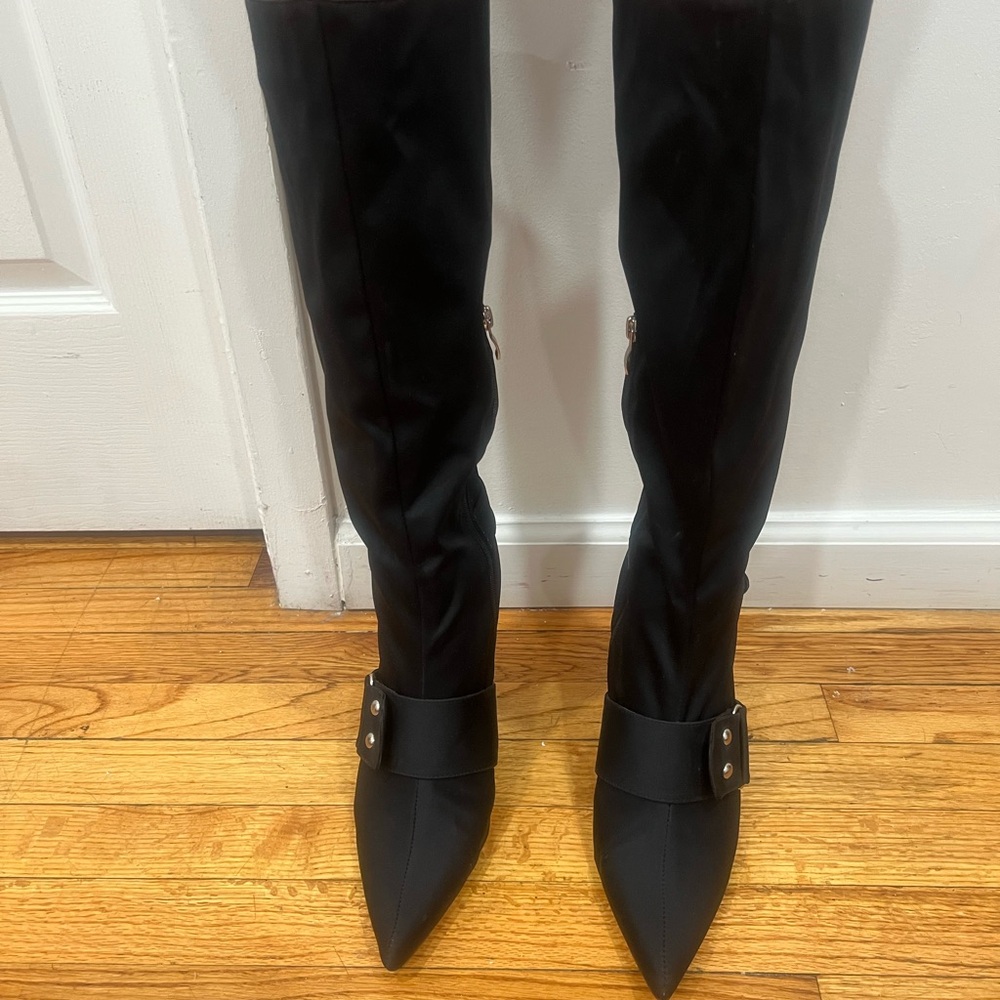 WHIMSIGOTH BOHO CHIC Black Over the Knee Women's Boots